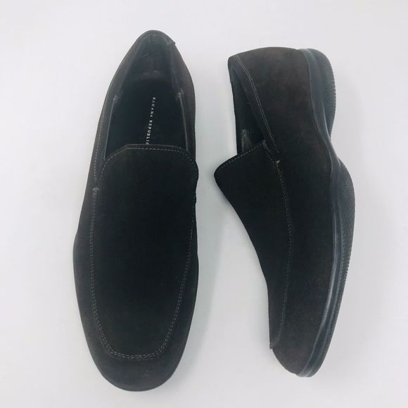 Banana Republic Other - BANANA REPUBLIC  Dark Brown Suede Loafers